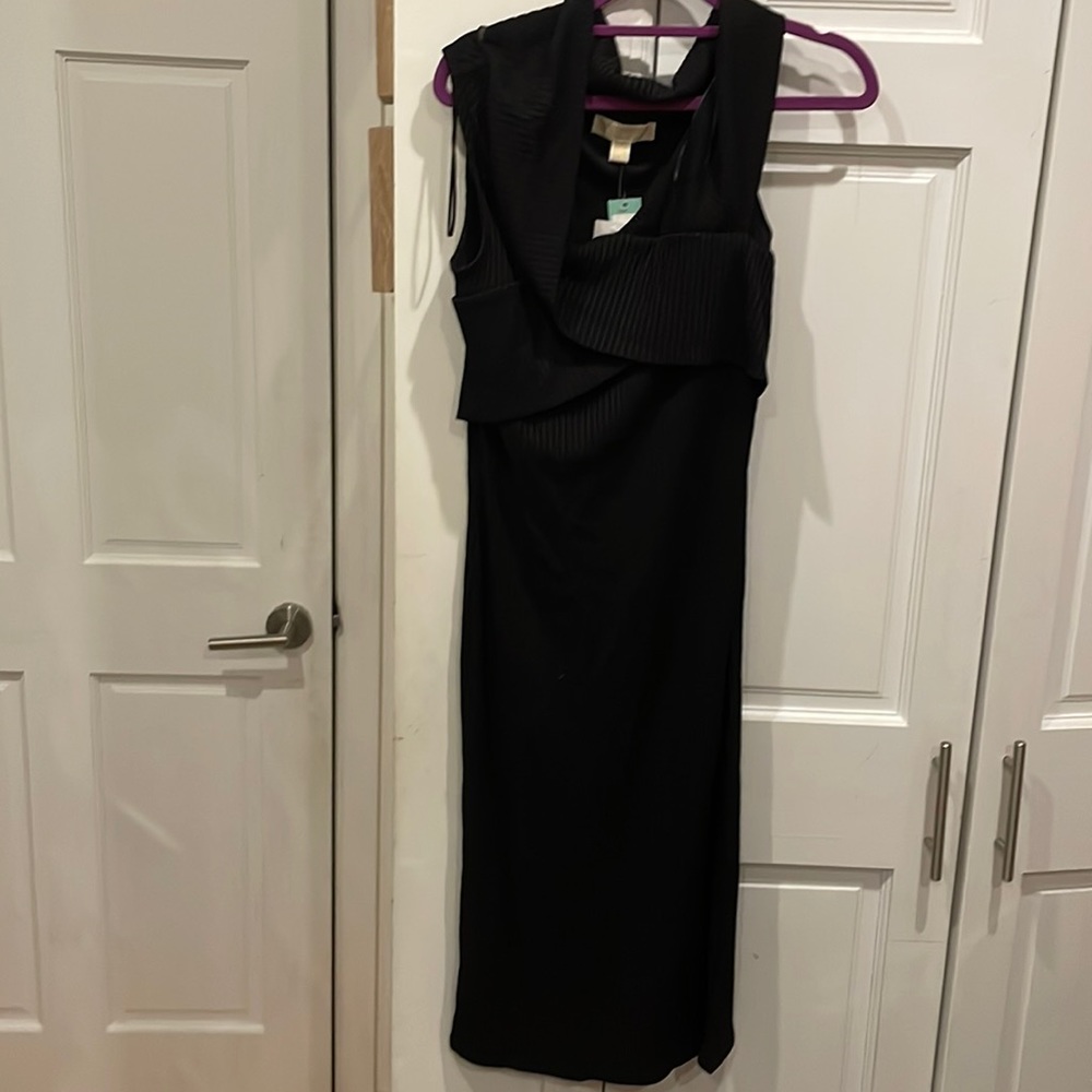 Michael Kors slinky black dress. NEW WITH TAGS